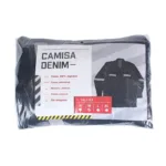 Camisa Denim Werken 100% Algodón con Cinta Reflectiva – Talla: Large