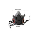 Respirador 3M media cara 2 vías 6200 sin filtros