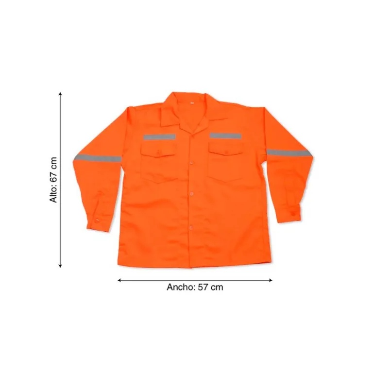 Camisa Drill Tec Naranja Talla: Small