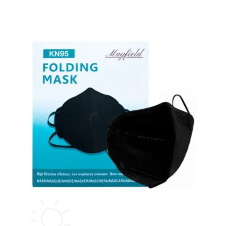 Mascarilla KN95 Mayfield Color Negro (Caja x10 Und)
