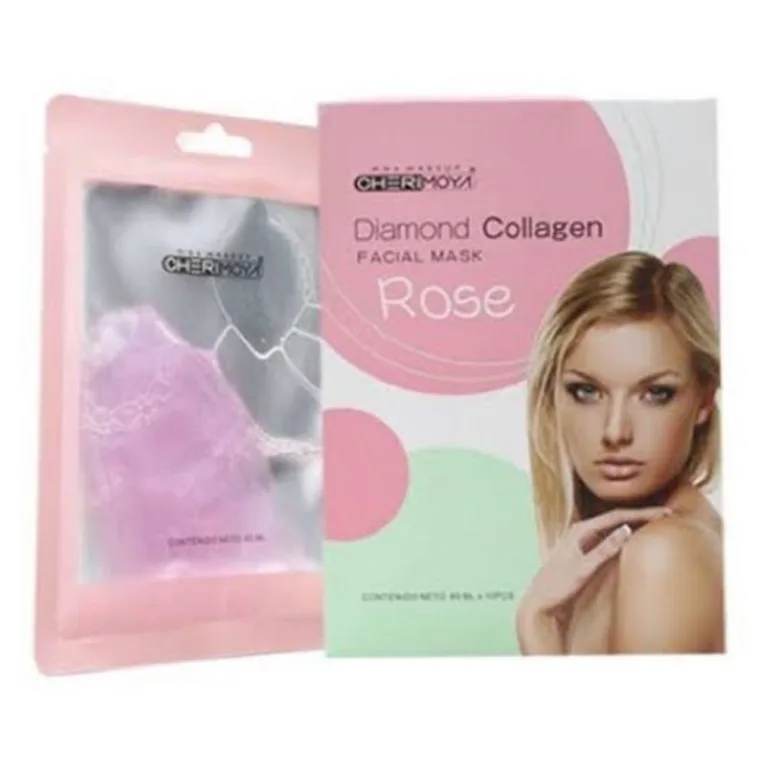 Mascarilla Facial Diamond Collagen Rose
