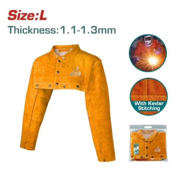 Capa Manga de Cuero para Soldar Total TSP20102