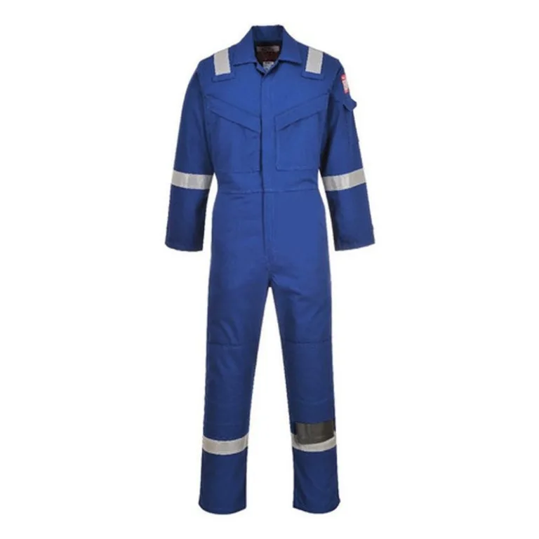 Mameluco Portwest Ignífugo y Anti-Estático FR50 Azul Claro Talla M