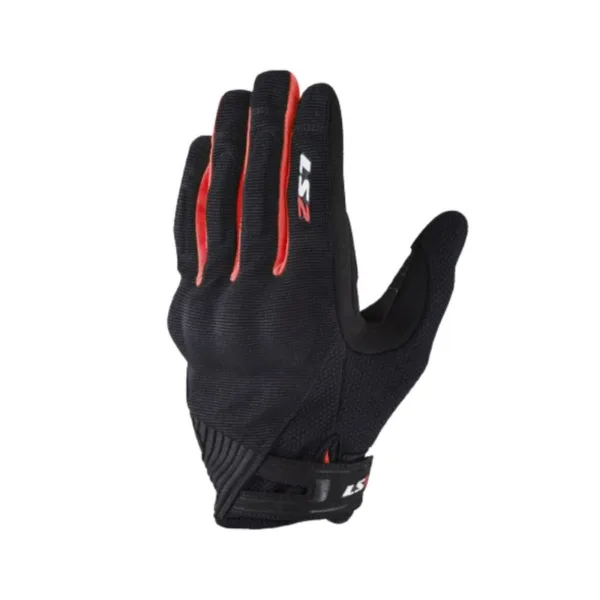 Guantes Dart 2 Táctil LS2 Antideslizantes Protección Motociclistas Talla M – Rojo