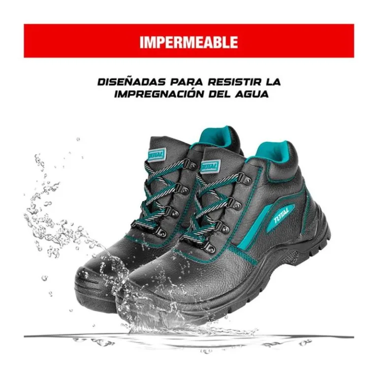 Zapatos Punta De Acero Seguridad Negro Talla 41 Total – Tsp202Sb.41