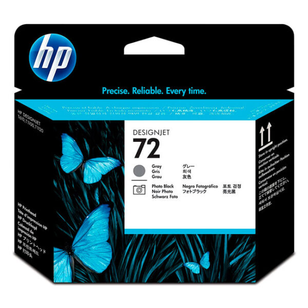 Cabezal HP 72 (C9380A) Gris & Photo Black 230 paginas