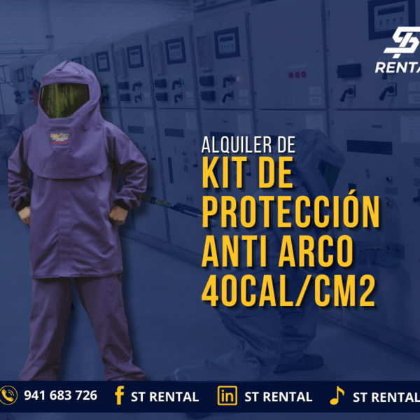 Alquiler de Kit de Proteccion Anti Arco 40cal/cm2