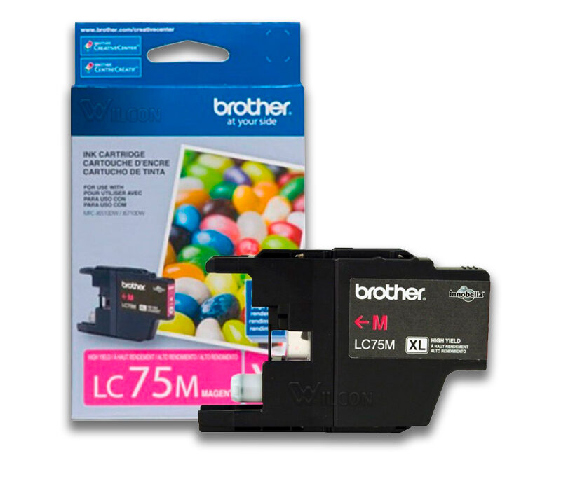 Tinta Brother LC-75M Magenta 600 paginas Tinta Brother LC-75M Magenta 600 paginas