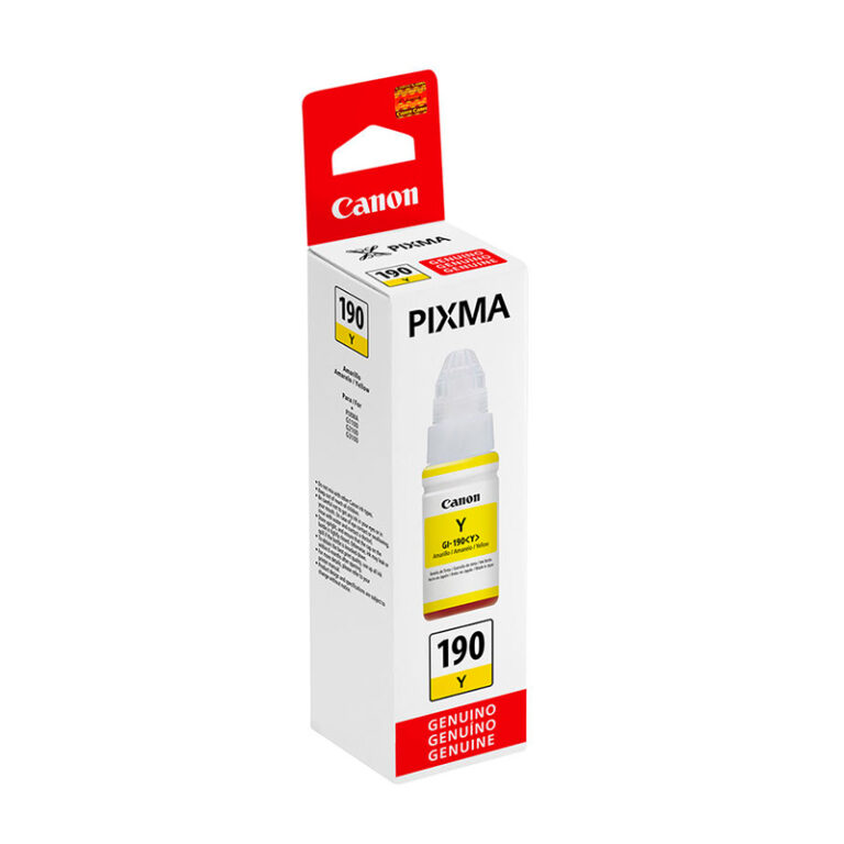 Tinta Canon GI-190Y Yellow 70ML 7,000 Pag. G2100, G3100