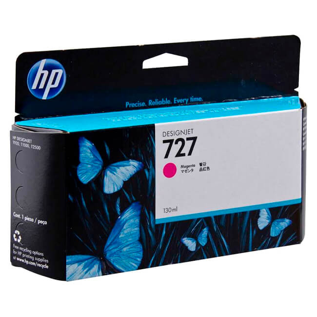 Tinta HP B3P20A (727A) Magenta 130ML DesignJet T1500