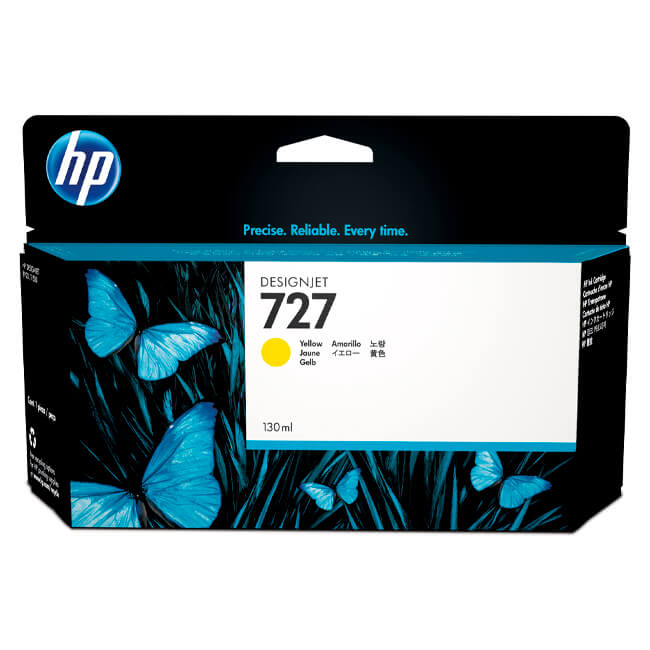 Tinta HP B3P21A (727A) Yellow 130ML DesignJet T1500