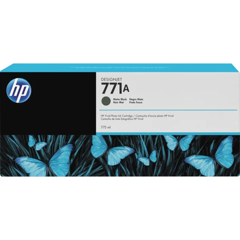Tinta HP B6Y15A (771A) Matte Black 775ML DesignJet Z6200