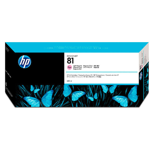 Tinta HP C4935A (81) Light Magenta 680ML DesignJet 5500