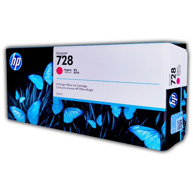 Tinta HP F9K16A DesignJet  (728)  Magenta de contenido 300ML.