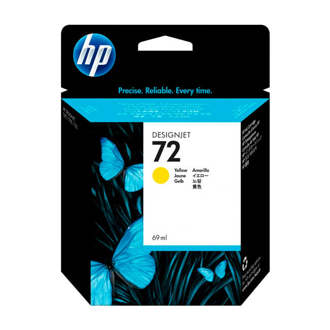 Tinta Hp C9400A (72) Yellow 69ML  DesignJet T610