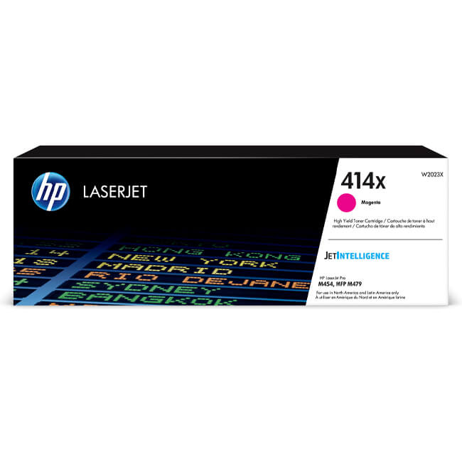 Tóner Hp 414X (W2023X) Magenta 6,000 Pág Color LaserJet Pro M454