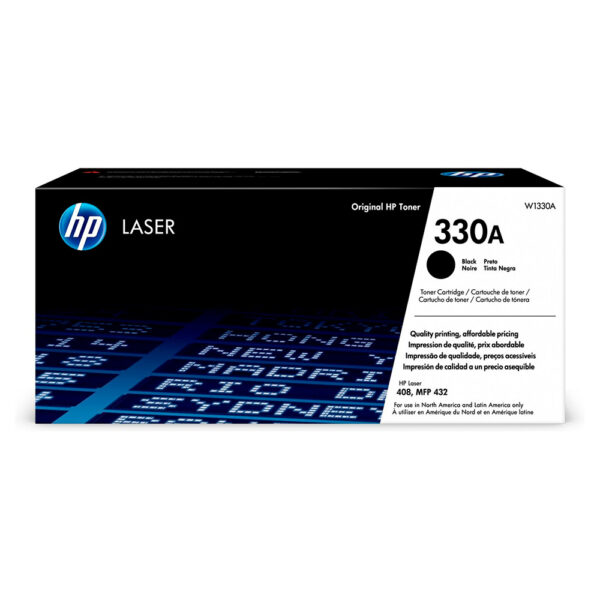 Tóner Hp 330A (W1330A) Negro 5,000 Pag Laser 408dn