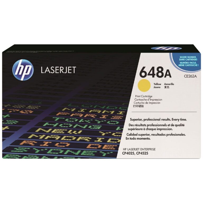 Tóner Hp CE262A (648A) Yellow 11,000 Pag LaserJet Pro CM4540