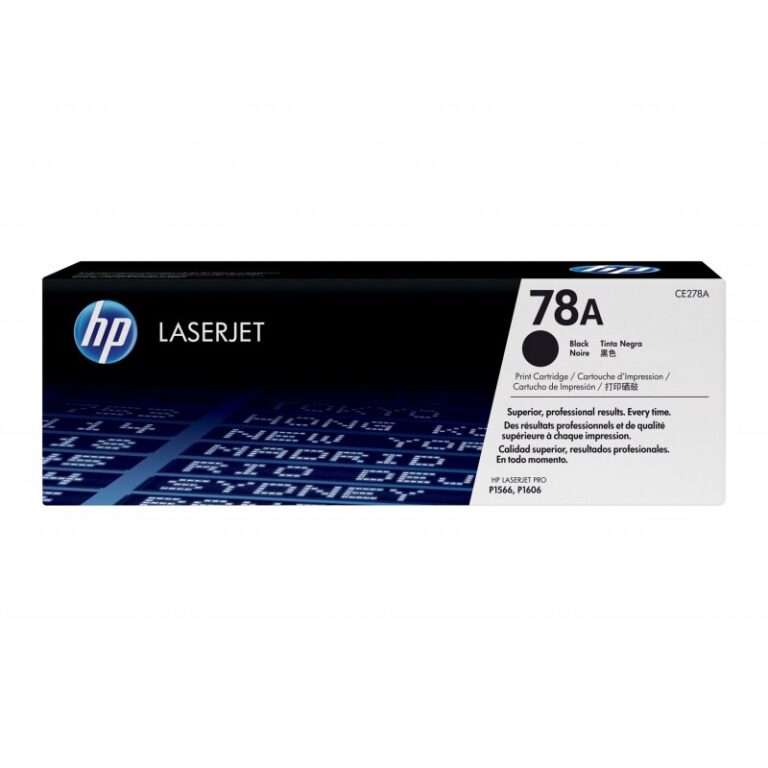 Toner Hp CE278A (78A) Negro 2,100 Pag. LaserJet P1606