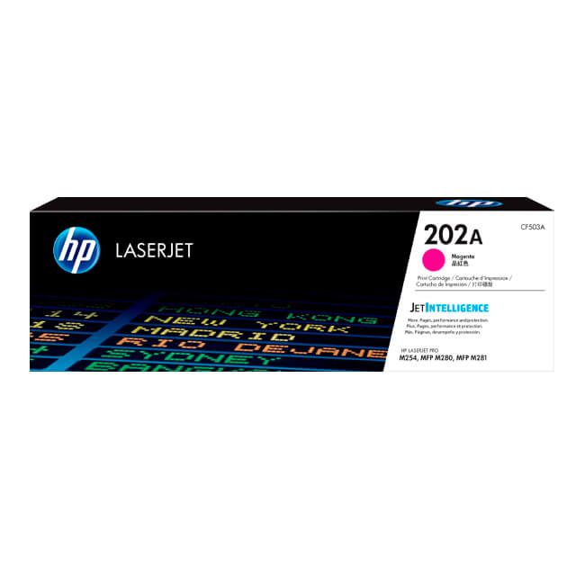 Toner Hp LJ 202A (CF503A) Magenta 1,300 Pag Color LaserJet Pro MFP M281fdw