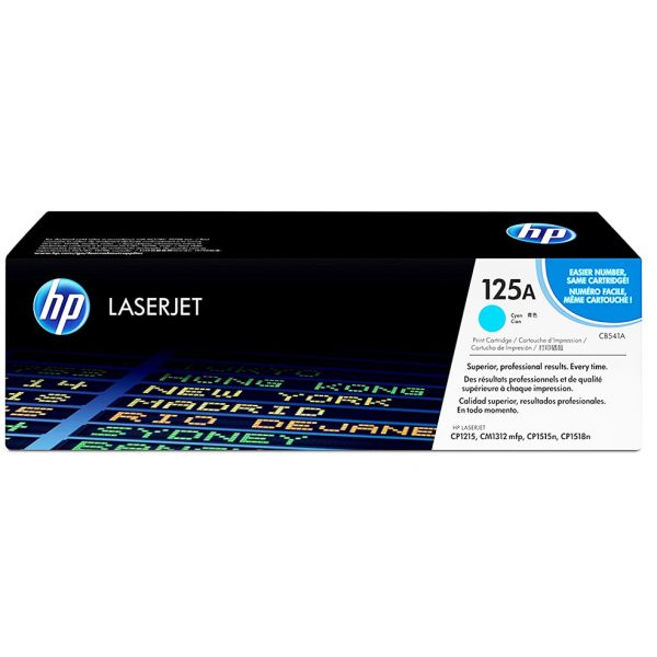 Toner Hp Lj 125A (CB541A) Cyan 1,400 Pag LaserJet CP1210