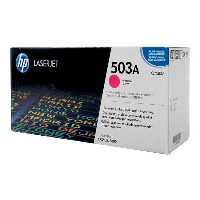 Tóner Hp 503A (Q7583A) Magenta 6,000 Pag LaserJet 3800
