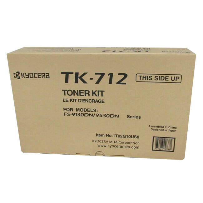 Tóner Kyocera TK-712 Negro 40,000pag
