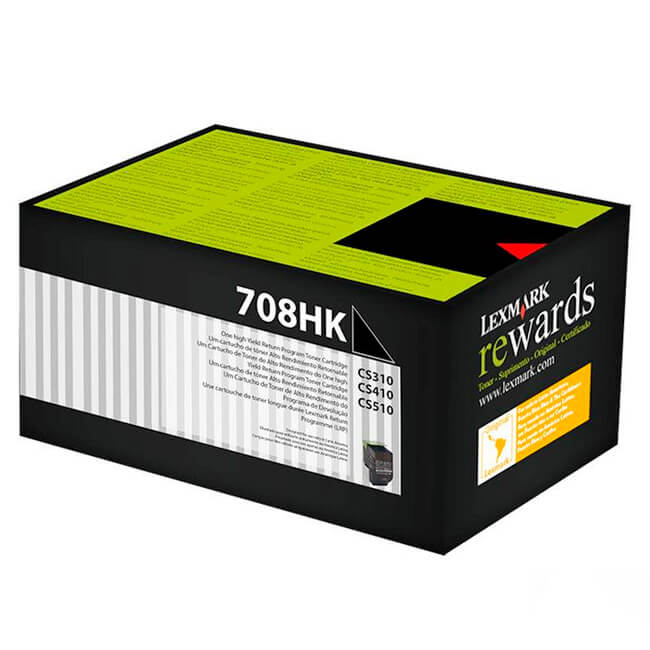 Tóner Lexmark 70C8HK0 Negro 4,000pag