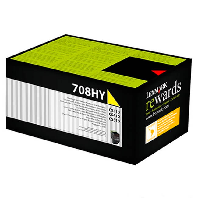 Tóner Lexmark 70C8HY0 Yellow 3,000pag