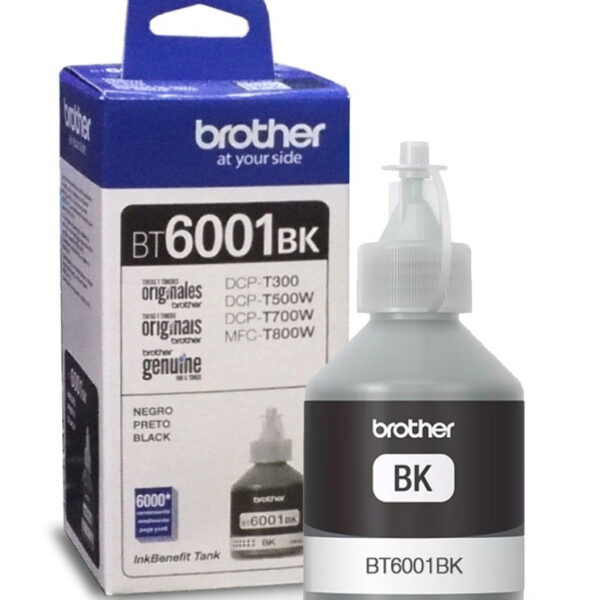 Botella De Tinta Brother BT-6001BK Negro 108ML
