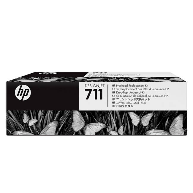 Cabezal HP 711 (C1Q10A) Negro y Color 1,300 paginas