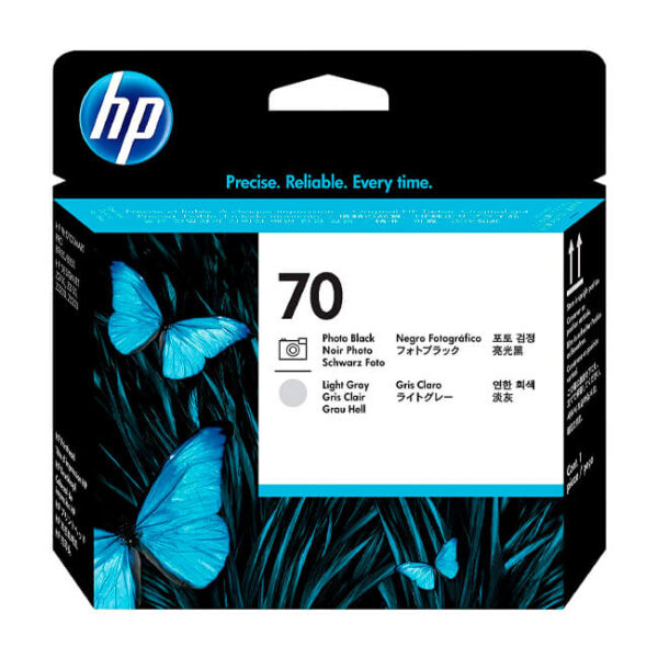 Cabezal HP 70 (C9407A) Ph Black & Lt Gray 1,200 paginas