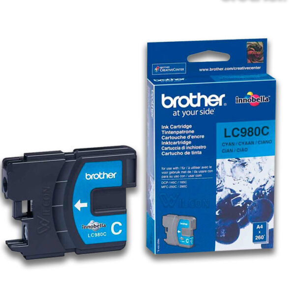 Tinta Brother LC-980C Cyan 260 paginas