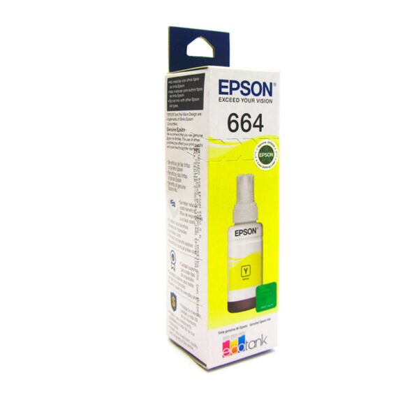 Botella de Tinta Epson T664 (T664420) Yellow 70ml