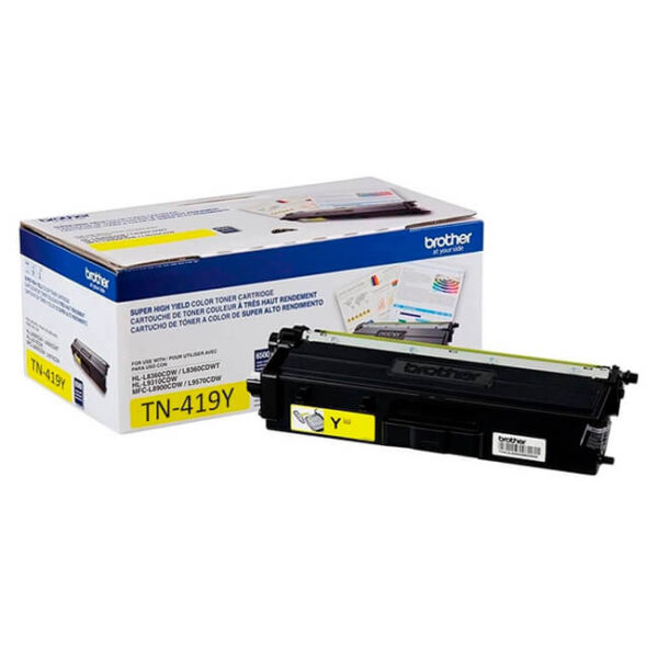 Toner Brother TN-419Y  Yellow 9,000 paginas