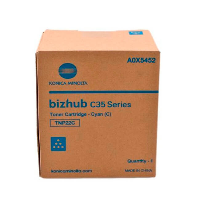 Toner Konica Minolta TNP22C Cyan 6,000 páginas
