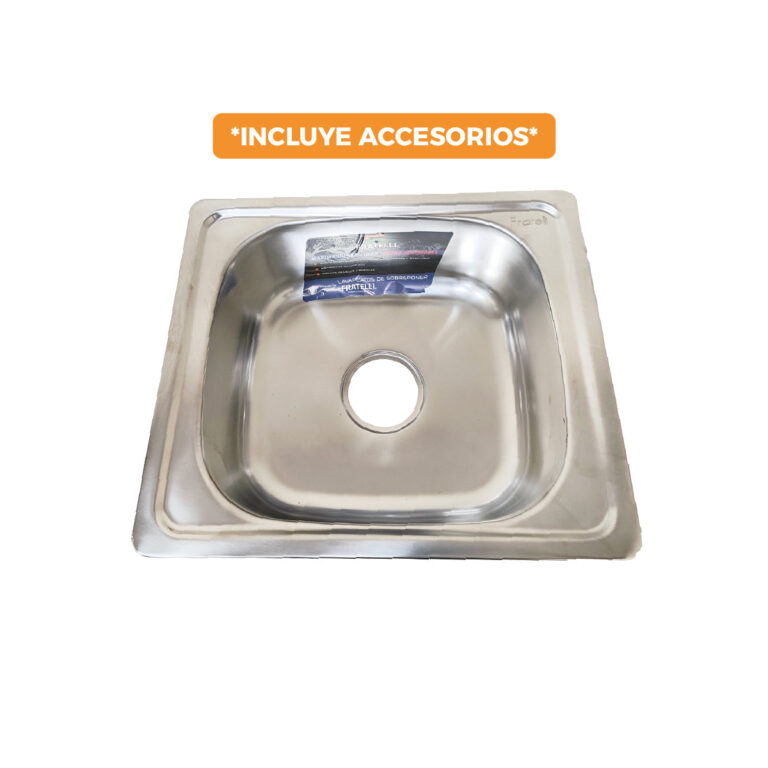 0010010129 – Lp-4640 Lavadero Premium (P) Acero Inox. (Cr) 46X40X18 Cm. Fratelli