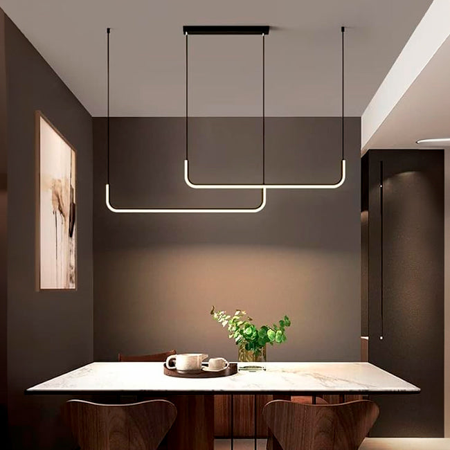 LÁMPARA COLGANTE SEVILLA BLACK LED + CONTROL REMOTO