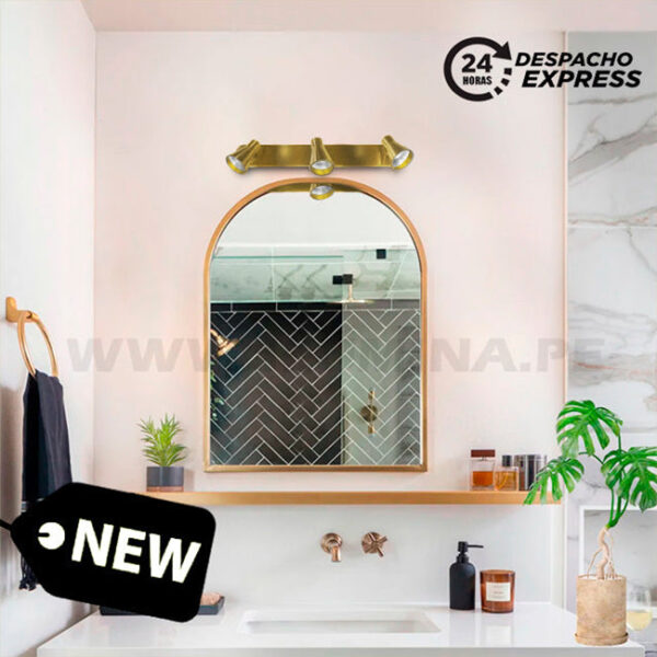 LÁMPARA DE ESPEJO DE PARED 1001-3 GD