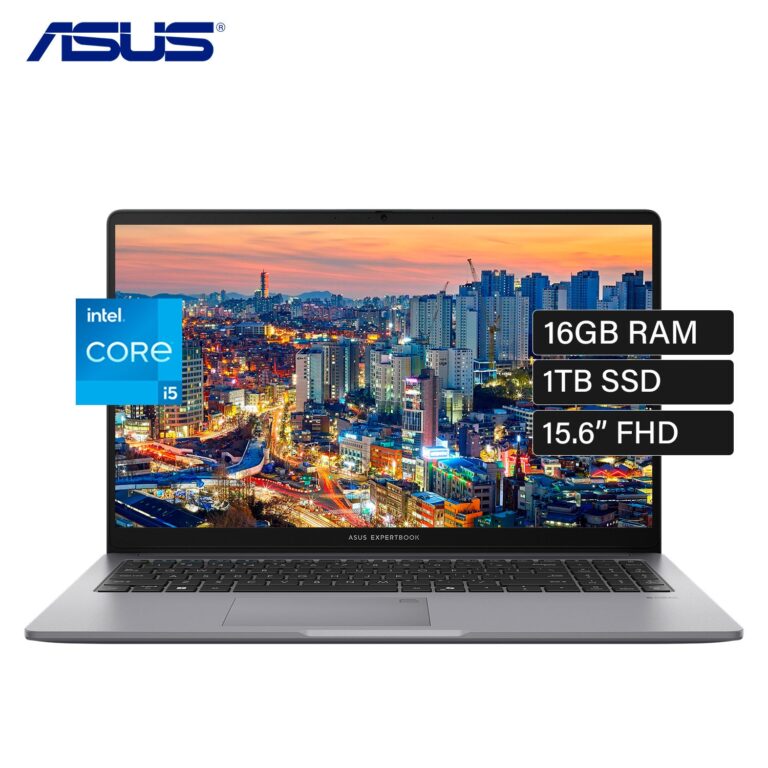 Laptop ASUS ExpertBook P1 P1503CVA-NJ0543 Intel Core i5 13420H Ram 16GB Disco 1TB SSD 15.6″ FHD Windows 11 Pro (90NX0881-M00LD0R161T)