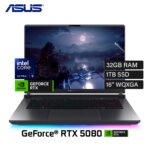 Laptop ASUS ROG Strix G16 (2025) G615LW-AS96 Intel Core Ultra 9 275HX Ram 32GB Disco 1TB SSD Video NVIDIA RTX 5080 16GB 16″ WQXGA Windows 11