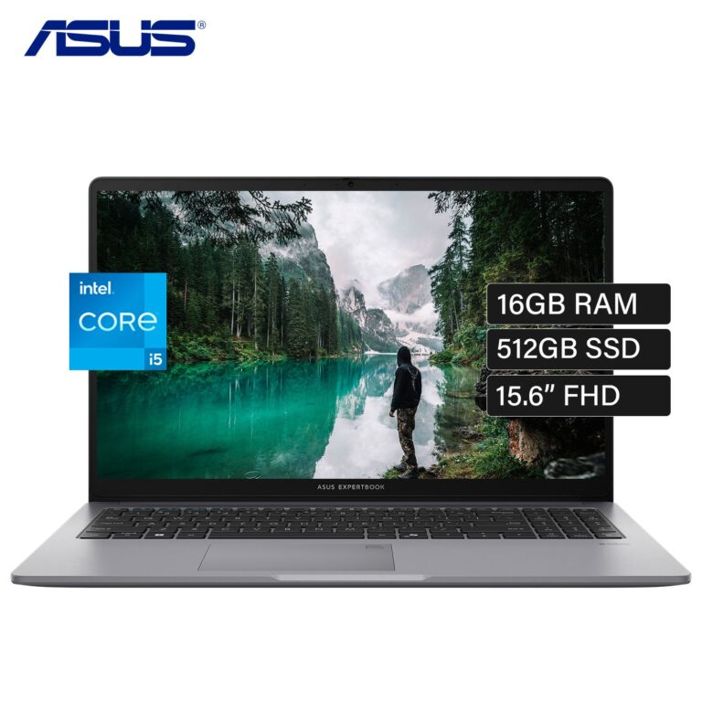 Laptop Asus ExpertBook P1 P1503CVA-NJ0633 Intel Core i5 13420H Ram 16GB Disco 512GB 15.6″ FHD Windows 11 Pro (90NX0881-M00PJ0W11)