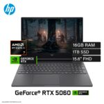 Laptop HP Victus 15-FB3001NR Ryzen 7 IA 350 Ram 16GB Disco 1TB SSD Video NVIDIA RTX 5060 8GB 15.6″ FHD Windows 11 (BG7Y9UA#ABA)