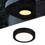 PANEL NEGRO LED CIRCULAR 24W ADOSABLE SIMPLE LUZ CÁLIDA 3000K – ILUMINA