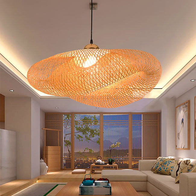 LÁMPARA COLGANTE BAMBÚ NATURAL ROXANA