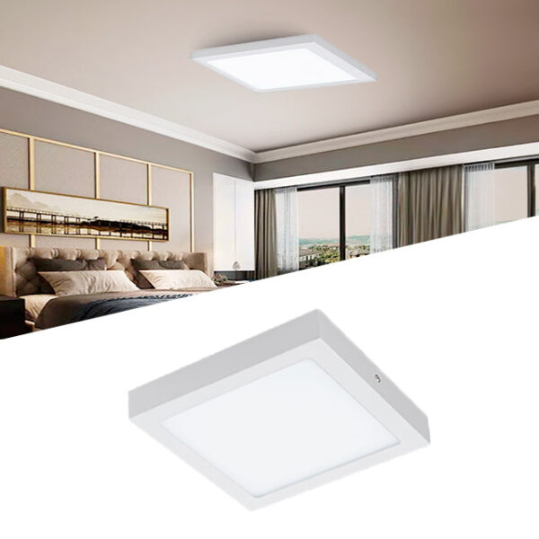 PANEL LED CUADRADO 12W ADOSABLE SIMPLE LUZ BLANCA 6500K