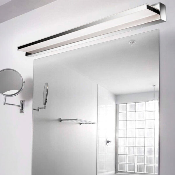 LÁMPARA DE ESPEJO DE PARED NEREA SILVER LED 12W TRICOLOR