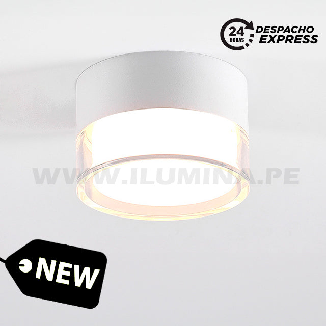24D01RWH LÁMPARA DE TECHO ADOSABLE LED LUNA WHITE 10W