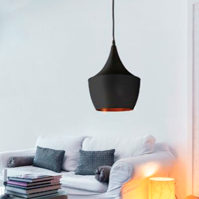 LÁMPARA COLGANTE CAMPANA DE ALUMINIO ISMENIA / SIN FOCO LÁMPARA COLGANTE CAMPANA DE ALUMINIO ISMENIA / SIN FOCO