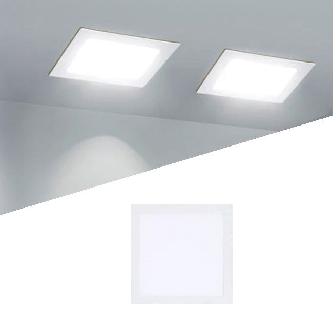 SPOT DOWNLIGHT CUADRADO LED RECESADO 24W EMPOTRABLE 4000K LUZ INTERMEDIA SPOT DOWNLIGHT CUADRADO LED RECESADO 24W EMPOTRABLE 4000K LUZ INTERMEDIA